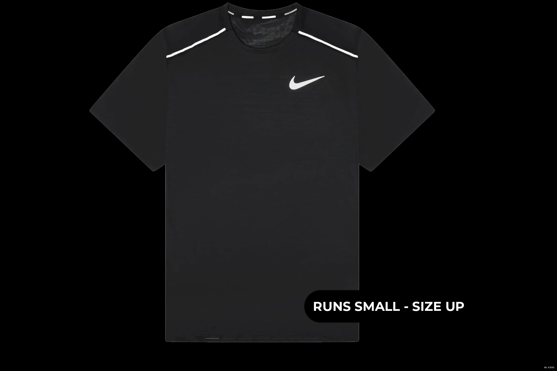 Nike Miler 1.0 Black Shirt Dri-Fit T 0723